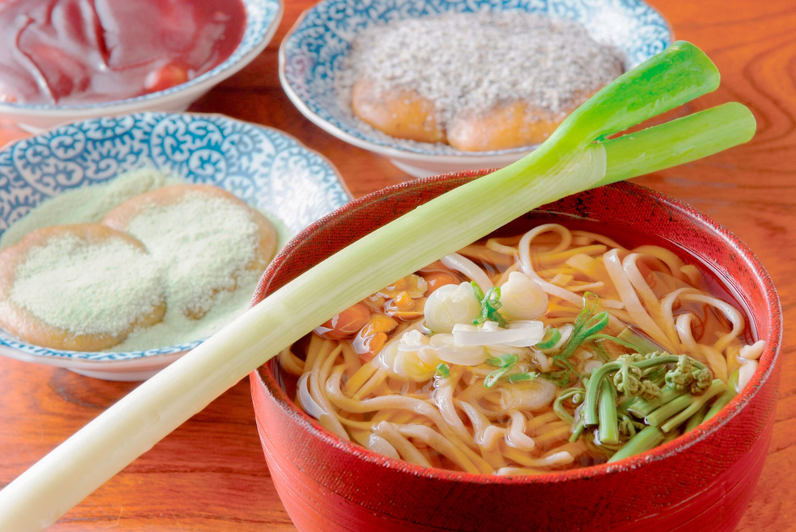 大內宿「長蔥蕎麥麵」